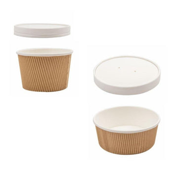 25 pz Contenitore da asporto in cartoncino da € 0,18 Cad + Iva